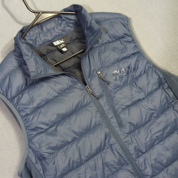 Eddie Bauer Other - Eddie Bauer Vest Men's M Blue Down 550 Puffer Full Zip Outdoor Hiking Camp